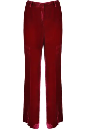 P.A.R.O.S.H. Broeken, Dames, Rood, L, Wijde broek