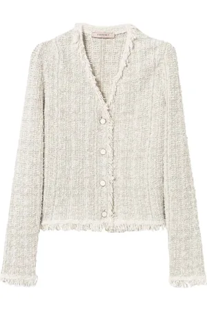 Twin-Set Truien, Dames, Grijs, M, Stijlvolle Sweater Set