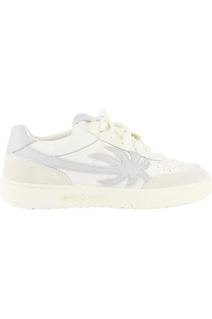 Palm Angels Schoenen, Heren, Wit, 44 EU, Katoen, University Style T-shirt