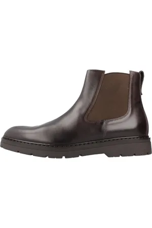 Nero Giardini Schoenen, Heren, Bruin, 44 EU, Leer, Klassieke Chelsea Boots