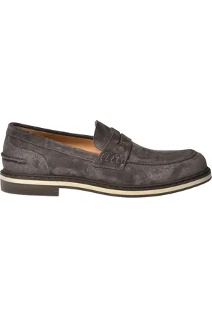 BALDININI Schoenen, Heren, Grijs, 42 EU, Grey suede loafer