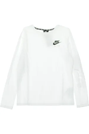 Nike Tops, Dames, Wit, L, Long Sleeve Air Top