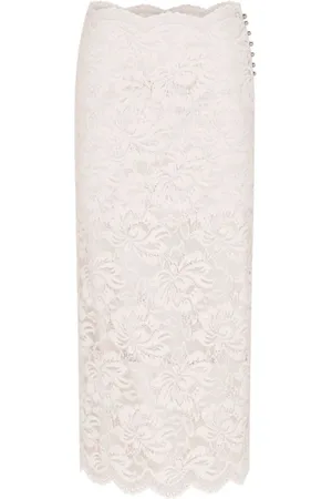 Paco rabanne Rokken, Dames, Wit, S, Jupe Lange Rok