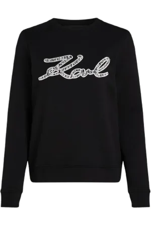 Karl Lagerfeld Sweatshirts & Hoodies, Dames, Zwart, XS, Sweat H24