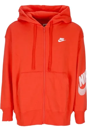 Nike Sweatshirts & Hoodies, Dames, Rood, M, Katoen, Sportswear Zip Hoodie