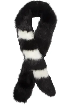 OFF-WHITE Accessoires, Dames, Zwart, ONE Size, Sciarpa Fake Thief Scarf