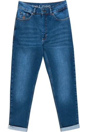 Munthe Jeans, Dames, Blauw, XL, Katoen, Straight Jeans