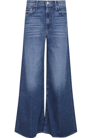 Mother Jeans, Dames, Blauw, W30, Sneak Jeans