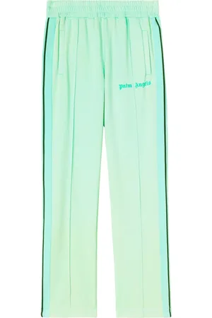 Palm Angels Broeken, Heren, Groen, S, Rechte Broek