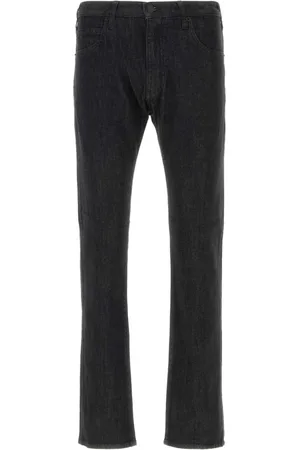 Emporio Armani Jeans, Heren, Zwart, W30, Denim, Zwarte Stretch Denim Jeans