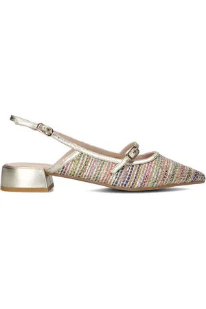 Lodi Schoenen, Dames, Veelkleurig, 38 EU, Wol, Kleurrijke Slingbacks voor Vrouwen