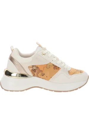 ALVIERO MARTINI 1A CLASSE Schoenen, Dames, Veelkleurig, 39 EU, Leer, Hoogwaardige Dames Sneakers van Kunstleer en Stof