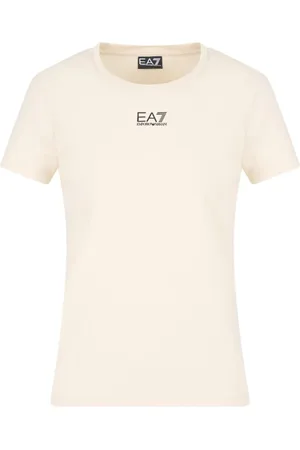 EA7 Tops, Dames, , S, Katoen, Katoenen Dames T-shirt