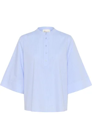My Essential Wardrobe Blouses & Shirts, Dames, Blauw, XL, Gestreept Bellamw Blouse
