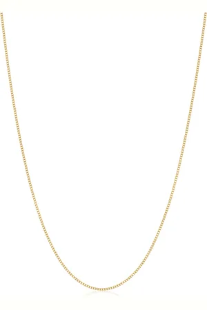 Nialaya Accessoires, Heren, Geel, M, Gouden Cubaanse schakelketting