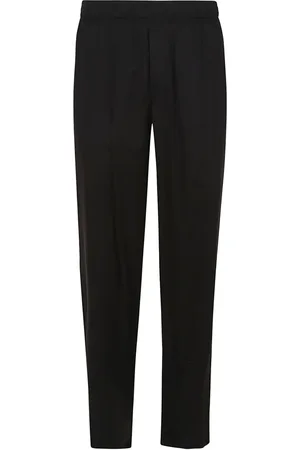 Msgm Broeken, Heren, Zwart, S, Polyester, Slim-fit broek