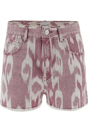 Isabel Marant Korte broeken, Dames, Roze, M, Stijlvolle Ilinda Jurk