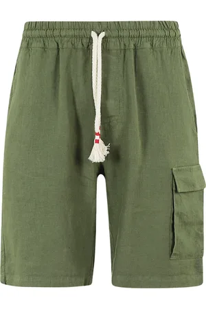 MC2 SAINT BARTH Korte broeken, Heren, Groen, L, Stijlvolle Bermuda Chino
