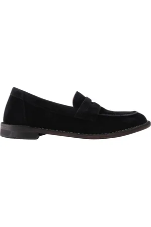 Astorflex Schoenen, Heren, Zwart, 43 1/2 EU, Leer, Zwarte Buffel Leren Loafer