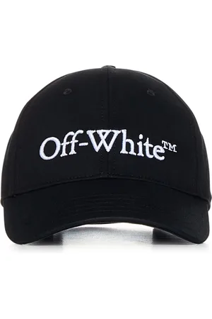 OFF-WHITE Accessoires, Dames, Zwart, S, Katoen, Drill Bookish Logo Baseballpet