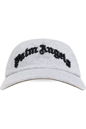 Palm Angels Accessoires, Dames, Grijs, ONE Size, Katoen, Baseballpet