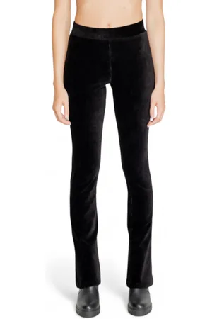 Street one Broeken, Dames, Zwart, L, Katoen, Zwarte Slip-On Broek - Herfst/Winter