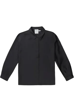 Munthe Blouses & Shirts, Dames, Zwart, M, Elegante Zijden Blouse Lalalu Top