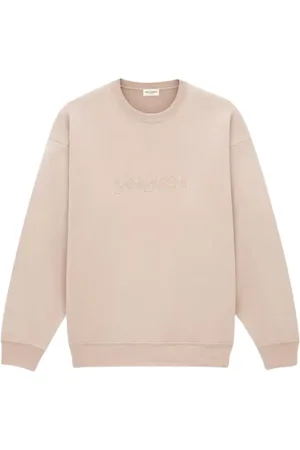 Saint Laurent Sweatshirts & Hoodies, Dames, Roze, M, Stijlvolle Sweatshirt voor Mannen