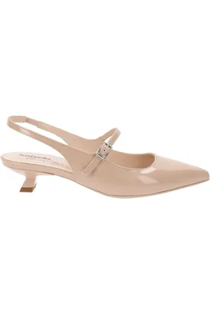 Nero Giardini Schoenen, Dames, Roze, 40 EU, Leer, Leren Pumps met Hoge Hak