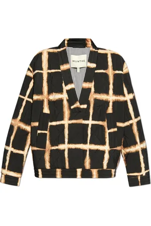 Munthe Jassen, Dames, Zwart, M, Jacket met Zakken