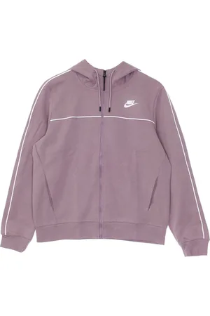 Nike Sweatshirts & Hoodies, Dames, Paars, S, Katoen, Lichtgewicht Zip Hoodie