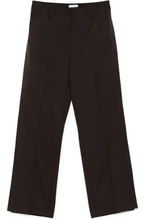 OFF-WHITE Broeken, Dames, Bruin, S, Wijde broek