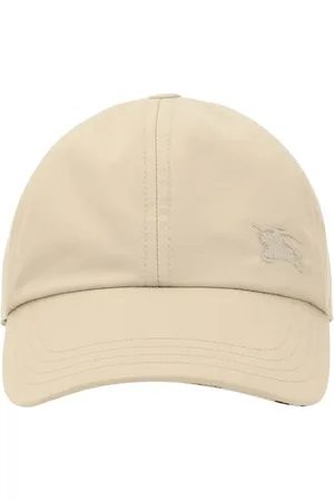 Burberry Accessoires, Heren, , S, Katoen, Geborduurde Baseballpet met Gesp Sluiting