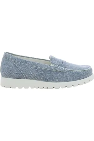 Waldläufer Schoenen, Dames, Blauw, 38 EU, Dames Jeans Schoenen Hegli