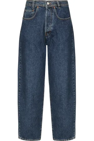 MAGLIANO Jeans, Heren, Blauw, M, Katoen, Blauwe Katoenen Trui met Knoopsluiting