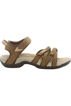 Teva Schoenen, Dames, Bruin, 39 EU, Leer, Dames Sandalen Leer Cognac Tirra