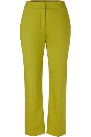 Marc Cain Broeken, Dames, Groen, S, Katoen, Groene broek