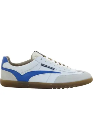 Floris van Bommel Schoenen, Heren, Wit, 43 EU, Lichtblauwe Herenschoenen Sfm-10224