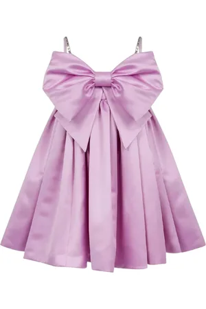 Nina Ricci Kleedjes, Dames, Paars, S, Polyester, Bow Dress