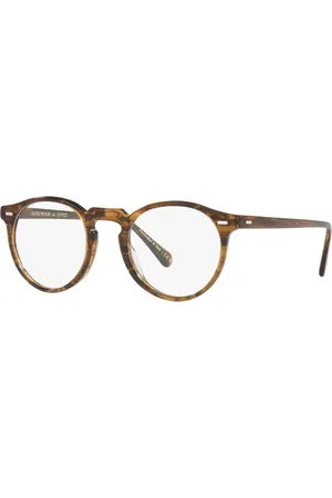 Oliver Peoples Accessoires, unisex, Bruin, 47 MM, Gregory Peck OV 5186 Zonnebril