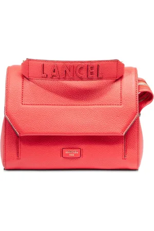 LANCEL Tassen, Dames, Rood, ONE Size, Leer, Rode Ninon Flap Tas
