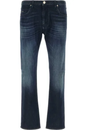 Emporio Armani Jeans, Heren, Blauw, W30, Denim, Stretch denim jeans voor heren