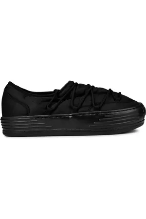 Palm Angels Schoenen, Heren, Zwart, 42 EU, Polyester, Snow Puffed Logo Sneakers