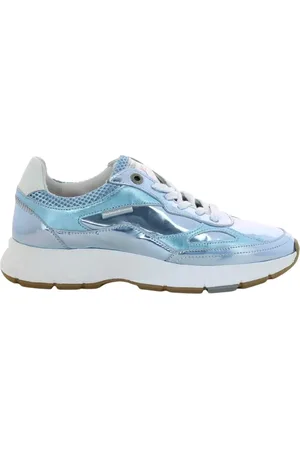 Floris van Bommel Schoenen, Dames, Blauw, 37 EU, Lichtblauwe Damesschoenen