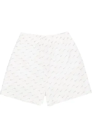 Nike Korte broeken, Dames, Wit, M, Katoen, Sportieve Shorts