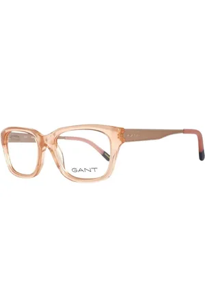 GANT Accessoires, Dames, Oranje, ONE Size, Koraal metalen montuur bril voor vrouwen
