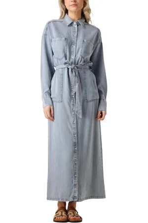 Aaiko Kleedjes, Dames, Blauw, XL, Elegante blauwe jurk voor vrouwen