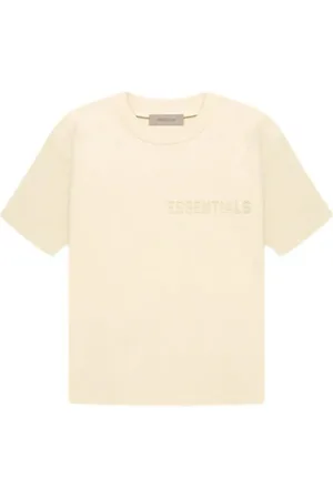 FEAR OF GOD Tops, Heren, , M, Eierschaal T-shirt Essentials