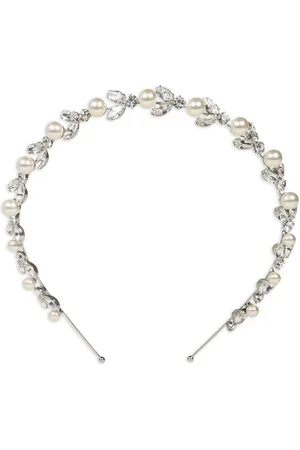 Jennifer Behr Accessoires, Dames, Grijs, ONE Size, Kristal Parel Haaraccessoire