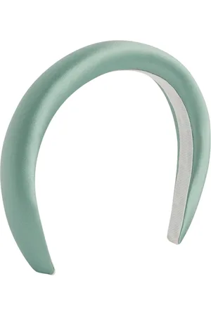 Nina Ricci Accessoires, Dames, Groen, ONE Size, Satijn, Volumineuze satijnen haarband